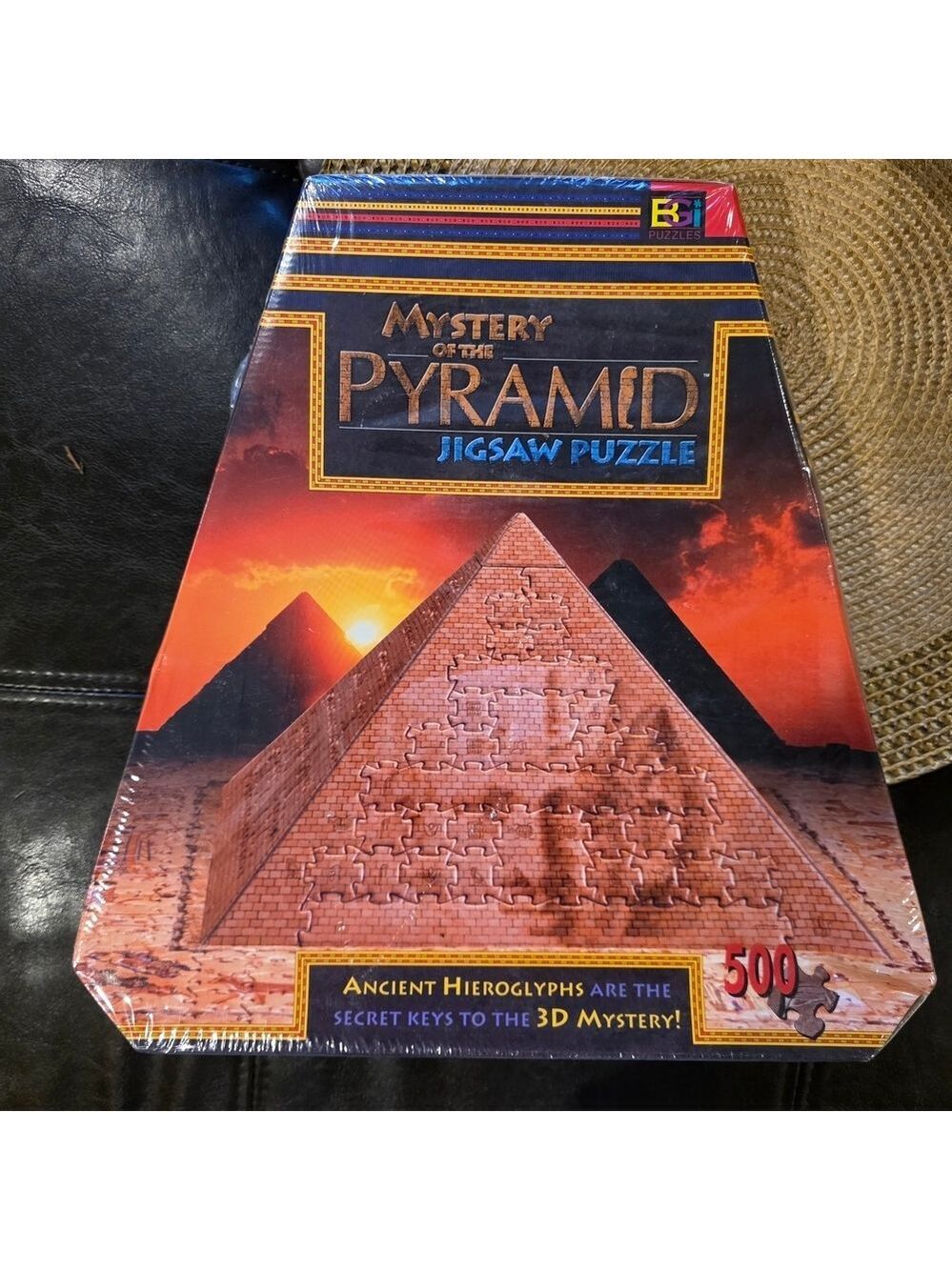 Mystery of the Pyramid Jigsaw Puzzle - 3D Puzzle - Vintage
